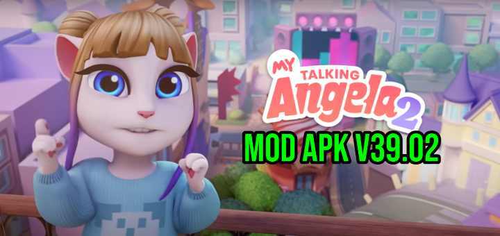 My Talking Angela MOD APK Unlimited Coins and diamonds